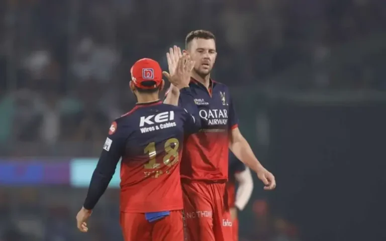 RCB को पहला IPL TROPHY 2025 दिलाने के लिए जोश हेजलवुड भारत लौटेंगे, केकेआर ने प्लेऑफ में पहुंचने के लिए पूरी रणनीति के साथ टीम तैयार की।
