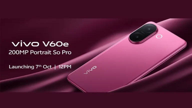 Vivo V60e 5G भारत में लॉन्च